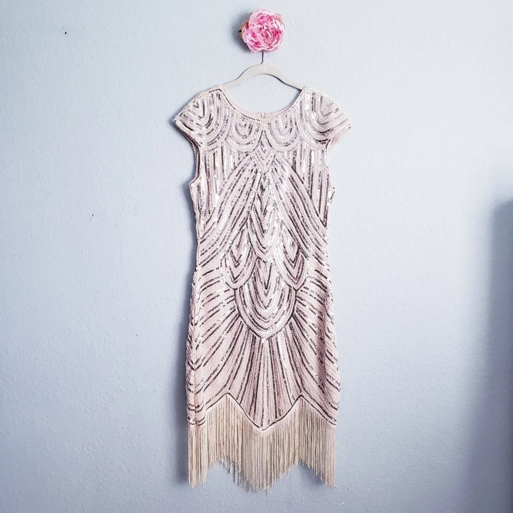 Pretty Guide Roaring 20s Flapper Great Gatsby Dress - Picture 2 of 8